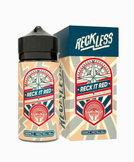 Recklesslyred reckless original series reck it red 30ml 35mg โ Vape Garage